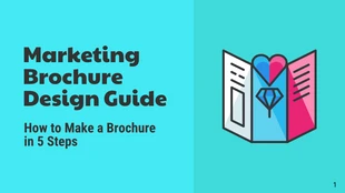 premium  Template: How To Make A Brochure Presentation Template