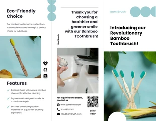 business interactive Template: Health and Wellness Product Release Brochure Template