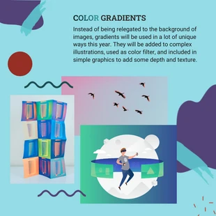 Free  Template: Color Gradient Instagram Post