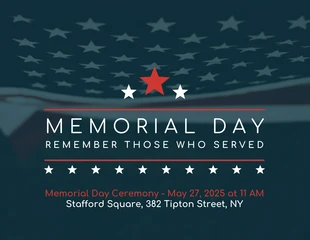 premium  Template: Memorial Day Flyer Template