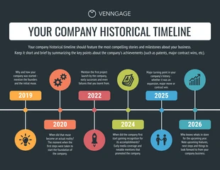 business  Template: Company Historical Timeline Infographic Template