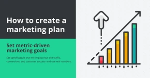 premium  Template: Spring Green Marketing Plan Facebook Post