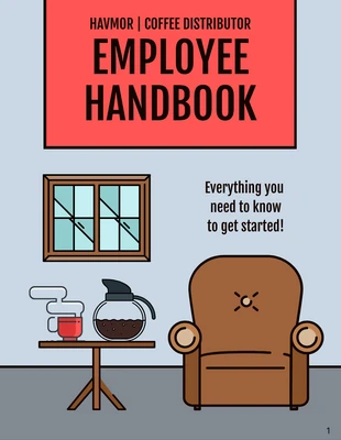 premium  Template: Illustrative Company Employee Handbook Template