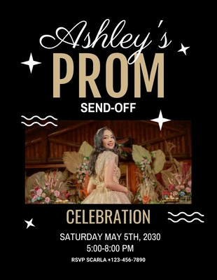 Free  Template: Prom Send Off Flyer Template