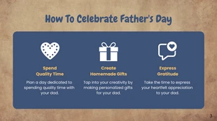 Wood Background Funny Father's Day Presentation - Page 3