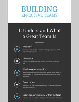 premium  Template: Building Effective Teams Infographic Template