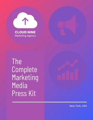 Free  Template: Marketing Media Press Kit Template