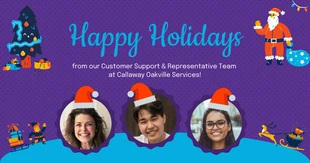 business  Template: Company Holiday Facebook Post