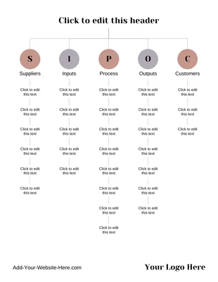 Free  Template: Blank SIPOC Diagram Template