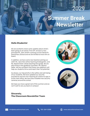 premium  Template: Teacher Newsletter Template