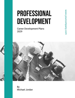 Free  Template: Professional Career Development Plan Template