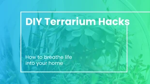 Free  Template: Lifestyle Plant Hacks Blog Banner