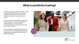 White and Blue Sensitivity Training Presentation Template - Page 3