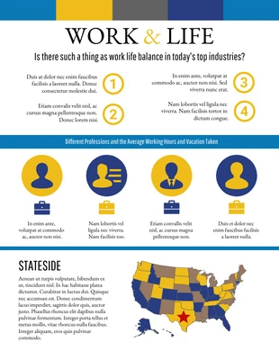 business  Template: Work Life Balance Infographic Template