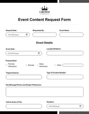 Free interactive Template: Certificate Request Form Template