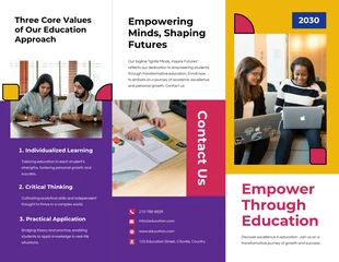 premium  Template: Academic Education Brochure Template