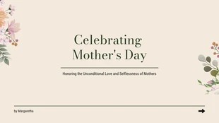 premium  Template: Celebrate Mother's Day Presentation Template