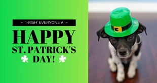 Free  Template: Funny St. Patrick's Day Facebook Post