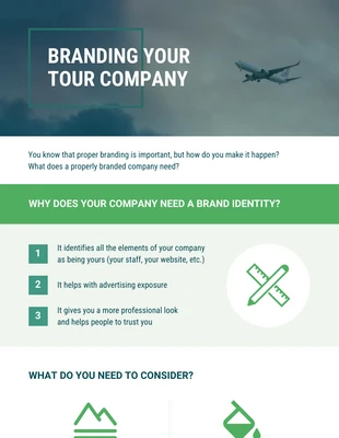 premium  Template: Tour Company Branding Infographic Template