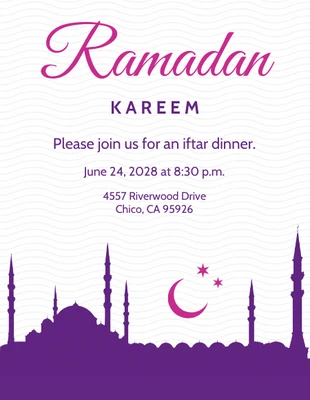 Free  Template: Fun Ramadan Invitation