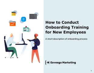 Free  Template: Onboarding New Employees Presentation Template