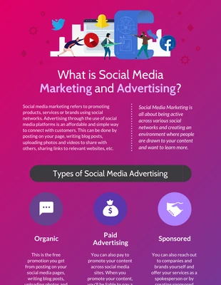 premium  Template: Social Media Advertising Infographic Template