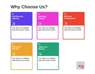 Free  Template: Why Choose Us 5 Whys Diagram Template