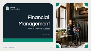 business  Template: Simple Finance Presentation Template