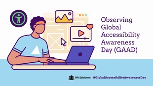 premium accessible Template: Global Accessibility Awareness Day Business Presentation