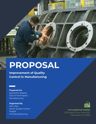 Free  Template: Quality Control Enhancement Proposal Template