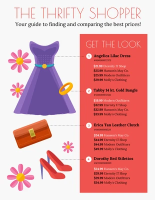 premium  Template: Retail Price Comparison Infographic Template