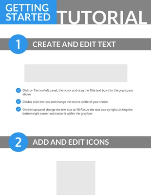 Free  Template: Getting Started Tutorials Infographic Template