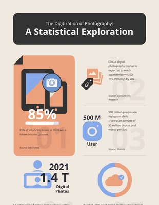 Free  Template: Simple Photography Infographic Template