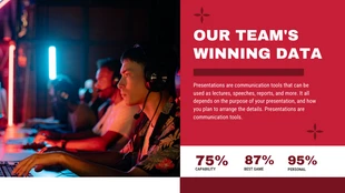 Red And White Minimalist Modern Professional Esport Game Presentation - Page 2