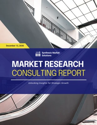 Free  Template: Market Research Consulting Report Template