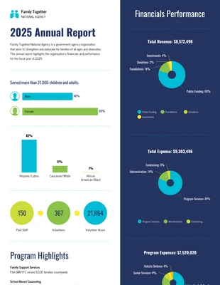 premium  Template: National Agency Annual Report Template