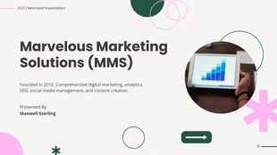 Free  Template: Modern Marketing Presentation Template