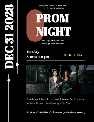 Free Prom Poster Templates - Venngage