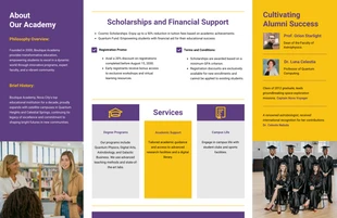 University Degree Programs Gate-Fold Brochure - Page 2