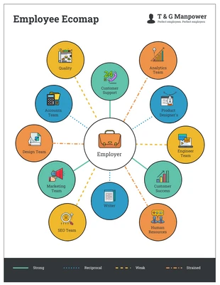 premium  Template: Company Ecomap Template