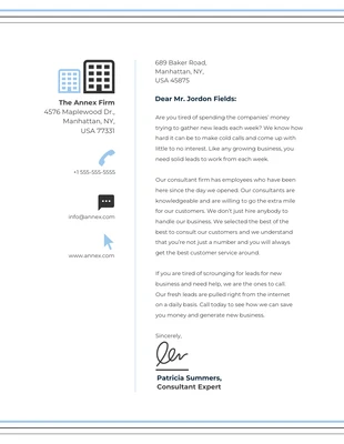 Free  Template: Simple Letterhead