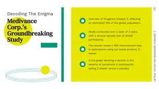 Minimalist Playful Yellow And Green Medical Presentation - Page 3