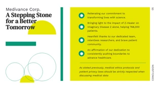 Minimalist Playful Yellow And Green Medical Presentation - Page 5