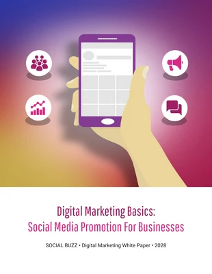 premium  Template: Digital Marketing Basics White Paper Template