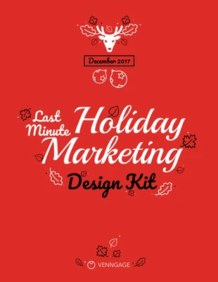 premium  Template: Holiday Marketing Design Kit eBook Template