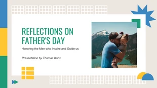 Free  Template: Celebrating Father's Day Presentation Template