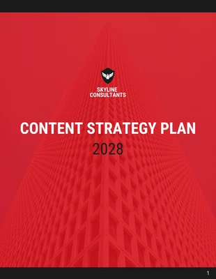 premium  Template: Content Strategy Plan Proposal Template