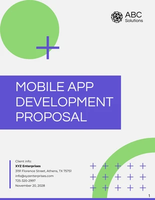 premium  Template: Mobile App Development Proposal Template