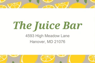 Free  Template: Yellow Illustration Food Service Address Label