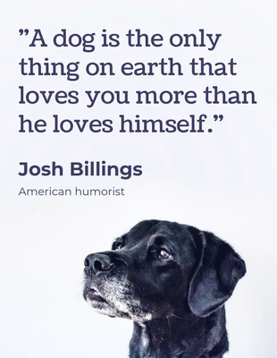 premium  Template: Minimalist Dog Quote Pinterest Post